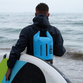 Arteesol Dry Bag, Waterproof Bag, 5L/10L/20L/30L, Pack Sack with Long Double Adjustable Shoulder Strap, for Swimming, Boating, Kayaking, Water Sports, blue, 20L