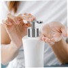 BIUDECO 2pcs Stainless Steel Lotion Dispenser Pump Rust Soap Dispenser
