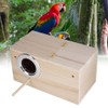 Sheens Bird Breeding Box, Natural Wood Small Bird Nest for