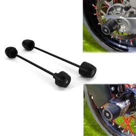 Xitomer - Horquilla delantera y trasera para DRZ400SM / DRZ400S 2000-2023 DRZ400SE - Protector de rueda para eje delantero y trasero, almohadillas para orejas de choque DRZ400SM