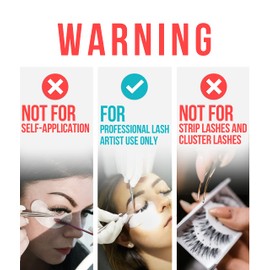 Volume Eyelash Extension Glue Stacy Lash 0.17fl.oz/5ml/3-4 Sec Drying Time/Retention 6 Weeks/Black Adhesive/Professional Supplies/Pegamento de Pestañas