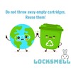 LOCKSMELL Nappy Bin Liner (200m) Compatible with Tommee Tippee Sangenic