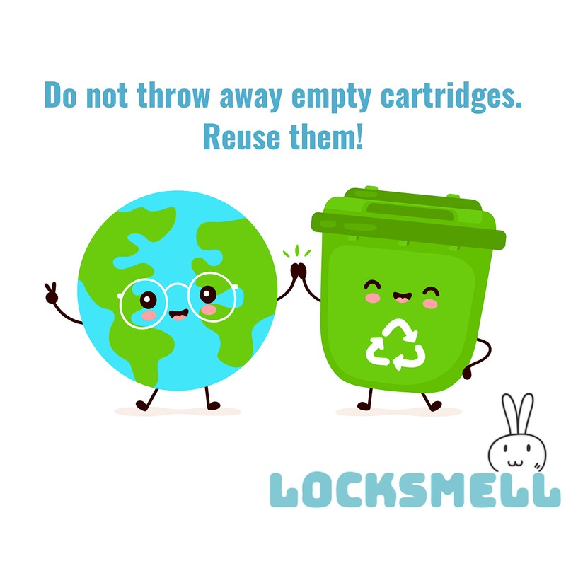 LOCKSMELL Nappy Bin Liner (200m) Compatible with Tommee Tippee Sangenic