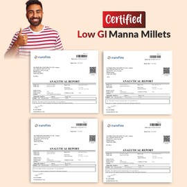 Manna Millets 5Kg Combo Pack of 10 Natural Grains Browntop 1kg, Little 1kg, Kodo 1kg, Foxtail 1kg, Barnyard 1kg