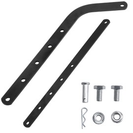 Garage Door Opener Arm Kit Replacement Parts Compatible with Chamberlain, Liftmaster, Craftsman, and Genie Brands, Includes Garage Door Curved and Straight Arms with Mounting Screws