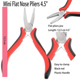 HYNRCAKZYL Tape in Hair Extensions Tool Pliers, Stainless Steel, Non-Slip, Mini, 1 Pack, For Micro/Nano Ring Beads, Open and Removal