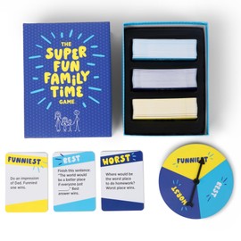 DSS Games The Super Fun Family Time Game [Entertaining Conversation Starters and Challenges, Perfect for Kids, Teens, and Adults]