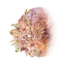 Set of 3 Moon Phases Gorgeous Floral Unframed Wall Art Prints Home Decor