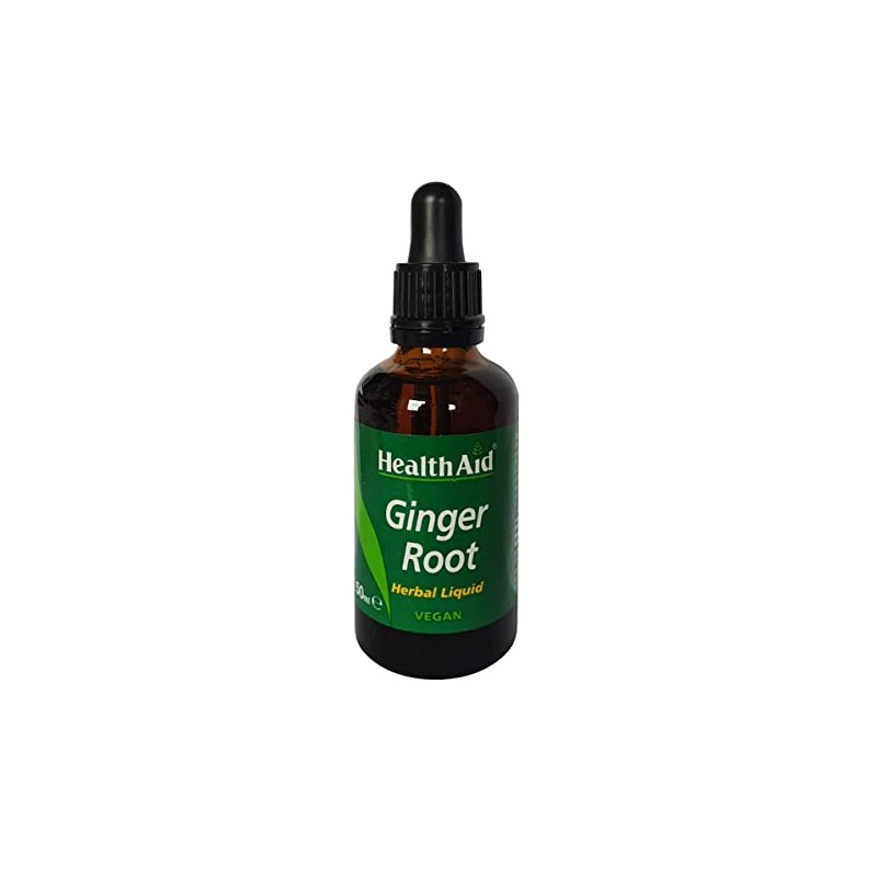 HealthAid Ginger Root (Zingiber officinale) Vegan Liquid 50ml