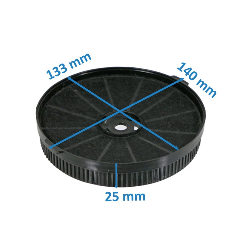 EVAYP 2 x activated carbon filters, compatible with PKM CF155