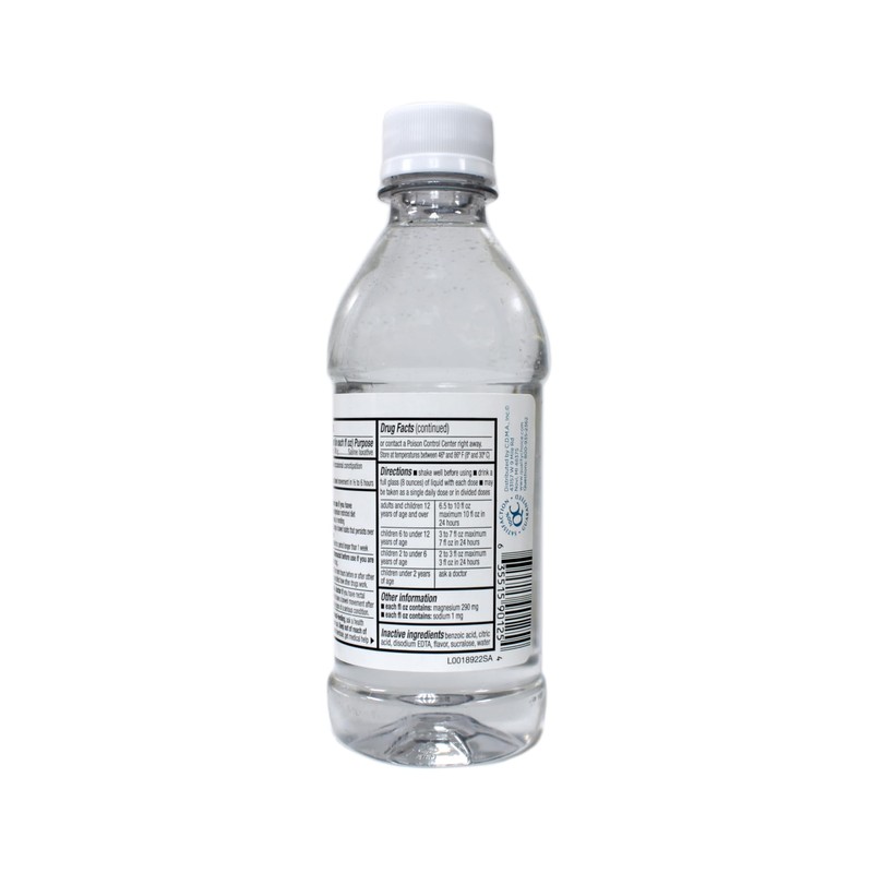 QC Quality Choice Magnesium Citrate Oral Solution Saline Laxative for