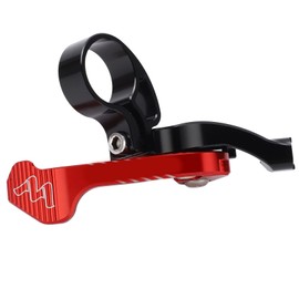 Bicycle Accessories, Lifting Seat Pipeline Controller Wear Resistant Bike Seatpost Dropper Remote Lever Telescopic Post Switch(Black red) Bicycles