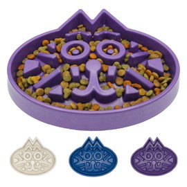 Simply Pets Online Bamboo Cat Slow Feeder - Designed By Vets - Large Size - Cat Puzzle Feeder