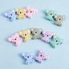 WEWAYSMILE 12pc Animal Silicone Beads DIY Crafts, Koala Style