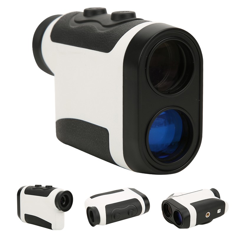 Rangefinders Handheld Diastimeter Monocular Telescope High Precision 600M Black+White