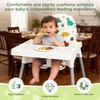 for IKEA High Chair Cushion,with High Chair Pocket Pouch(Dinosaur)