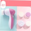 Beavorty Pc Face Wash Brush Facial Cleansing Tool Brush Heads