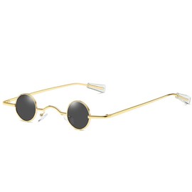 supbel Retro Punk Sunglasses, Round Shape, Antique Style, Small Sunglasses, Round Sunglasses, Fashion Round Glasses, UV Protection, Eyeglass Sunglasses, Fashion Accessories, Costume Accessories,