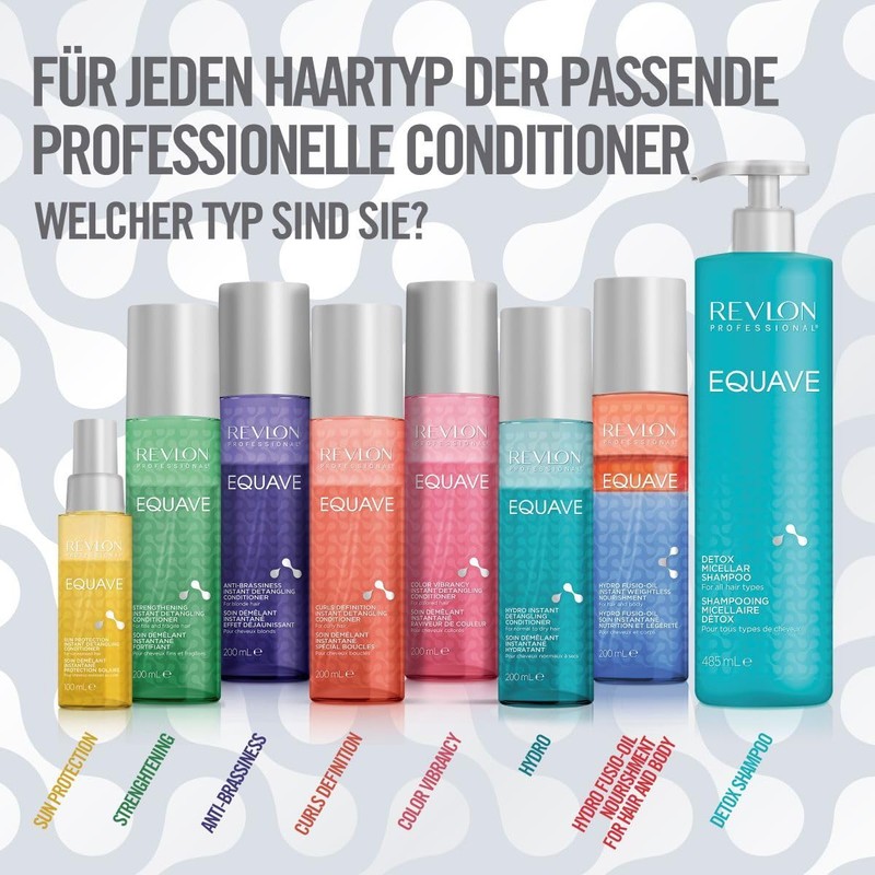 Revlon Professional Equave Detox Micellar Shampoo for All Hair Types,