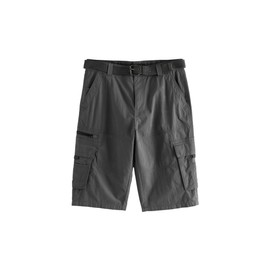 NEXT Long Cargo Shorts with Belt, gray, 44