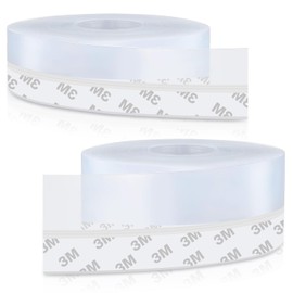 Window Sealing Strip,Self Adhesive Weather Stripping,5M/16ft Silicone Feet Silicone Seal Strip,Door Seal Strip for Gaps of House, Glass Shower, Window, Weatherproof Soundproof (25MM+45MM)