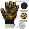 Tungtar BBQ Heat Resistant Gloves, Oven Gloves 1472℉,14Inch, Grill Glove