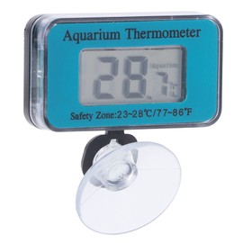 Aquarium Thermometer with LCD Display Water Temperature Meter Waterproof for Aquariums