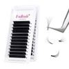 Volume Eyelashes, 0.07 mm Thickness, D Curl, 9 mm Length,