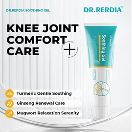 [In Stock]DR.RERDIA Soothing Gel with Ginseng, Ginger & Mugwort for Gentle Knee Joint Care:_3 Boxes [Special Offer Price]