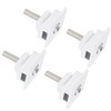 Solar Panel Bracket Centre Clamps Steel Silver 30mm Lightweight Solar