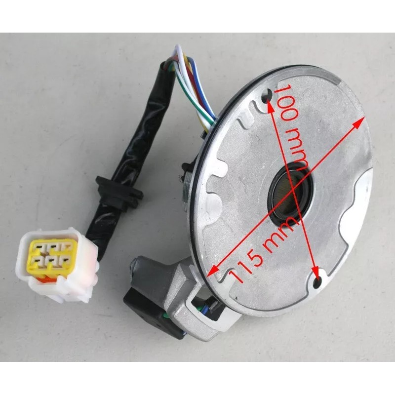COOLSTER STATOR MAGNETO 2-COIL POLE FOR COOLSTER MAX TRADE 125cc