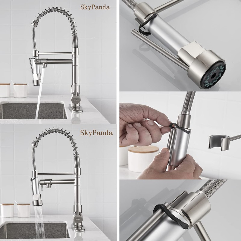 SkyPanda Kitchen Fittings Replacement Crockery Shower Head, G 1/2 Inch