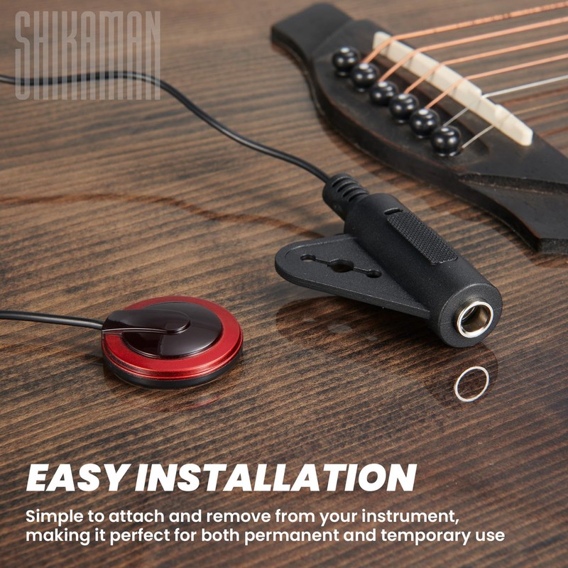 Piezo Contact Microphone Pickups for Guitar, Violin, Viola, Cello, Banjo,