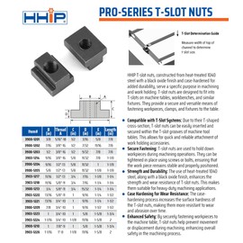 HHIP 11/16" 5/8-11 T-Slot Nut (3903-1218)
