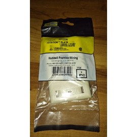 Hubbell Premise IFP12OW Office White 1 Gang 2 port