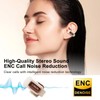 Open Ear Headphones Bluetooth 5.4, Clip On Headphones Bone Sound