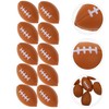 KONTONTY 40Pcs Mini Rugby Squeeze Toys Small Balls for Anxiety
