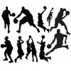 Basketball Player Sticker Pack - Various Styles - Car Decal