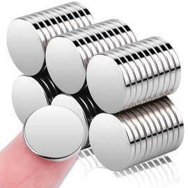 50Pcs Crafts Magnets, 12x2mm Small Fridge Magnets Neodymium for Muti-Use, Round Rare Earth Magnet s for Whiteboard, Strong Cylinder Magnet for Notice Board, DIY, Office