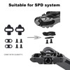Mountain Bike Click Pedal Set, Dual Side Clip MTB Pedals,