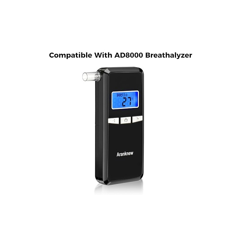 Aranknew Pack of 50 Breathalyser Mouthpieces Compatible with AD8000 Breathalyzers