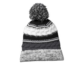 Sport Tek Pom Pom Team Beanie. STC21