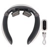 Electric Heated Pulse Neck Massager 4 Heads Intelligent Remote Control