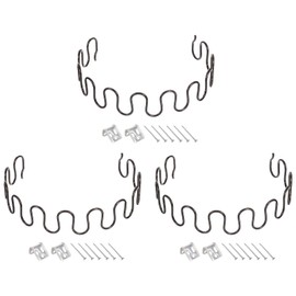 QUARKZMAN 3 Sets Upholstery Spring Replacement Sets, 19.69 Inch Hanging Cushion Repair Kit with Clips Nails for Furniture Sofa Recliner Chair