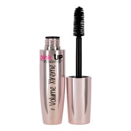PINK UP Volume Xtreme Máscara De Pestañas indeleble Volumen y Longitud Efecto pestañas postizas A prueba de agua No deja grumos Modelo PKM01