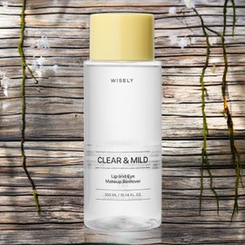 Wisely Moisturizing Eye Makeup Remover Non-irritating Remover Clean and mild lip and eye large capacity remover 1 piece 300ml / 와이즐리 수분 공급 아이 메이크업 제거제 자극 없는 리무버 말끔하고 순한 립앤아이 대용량 리무버 1개 300ml
