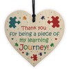 RED OCEAN Teacher Heart Hanging Plaque Gifts Thank You Gifts