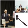 Totority Wooden Gavel Judge Lawyer Gavel Costume Accessory Dissent Ruth