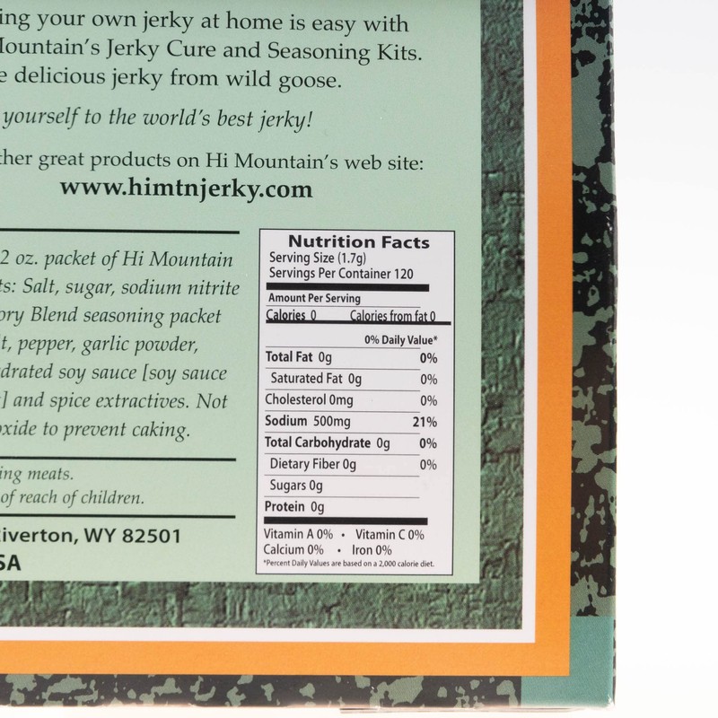 Hi Mountain Jerky Seasoning and Cure Kit | WILD GOOSE