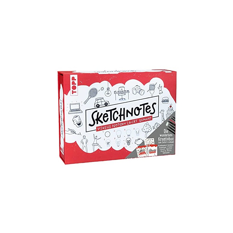 Sketchnotes - Die wunderbare Kreativbox: Die Starter-Box für alle Hobby-Kritzler